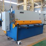 QC11y-16X3200 cnc tranĉanta neoksidebla ŝtalo aŭtomata hidraŭlika fera telero guillotina maŝino kun E21