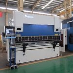 Hidraŭlika gazetara bremso fleksanta metalan folion 12mm 3 metrojn